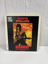 Rambo First Blood Part II 1985 CED Videodisc Untested