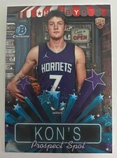 Kon Knueppel 2025-26 Bowman #HS-7 Hobby Stars Refractor Hornets RC KG