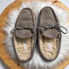 Madewell Women's Faux Fur Taupe Slipper Size 7.5