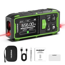 656ft/200M Dual Laser Distance Measuring Tool, Huepar Professional Rechargeable