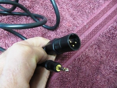Male XLR 3 Pin to 3.5 mm 1/8 '' MINI TRS Stereo Male 6 ft Audio Microphone Cable
