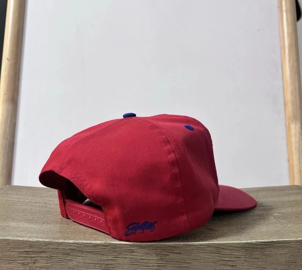 De Colección Philadelphia Phillies GRAN LOGOTIPO Rojo Snapback Sombrero Firmas De Colección MLB Foto 2 de 3