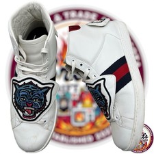 Size 11.5 Men  s Gucci Ace High Tiger Hi Top Tiger