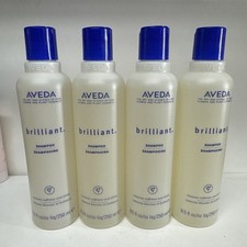 LOT OF 4 Aveda Brilliant Shampoo 8.5 OZ / 250ML EACH TOTAL 1000ML / 33.8 OZ