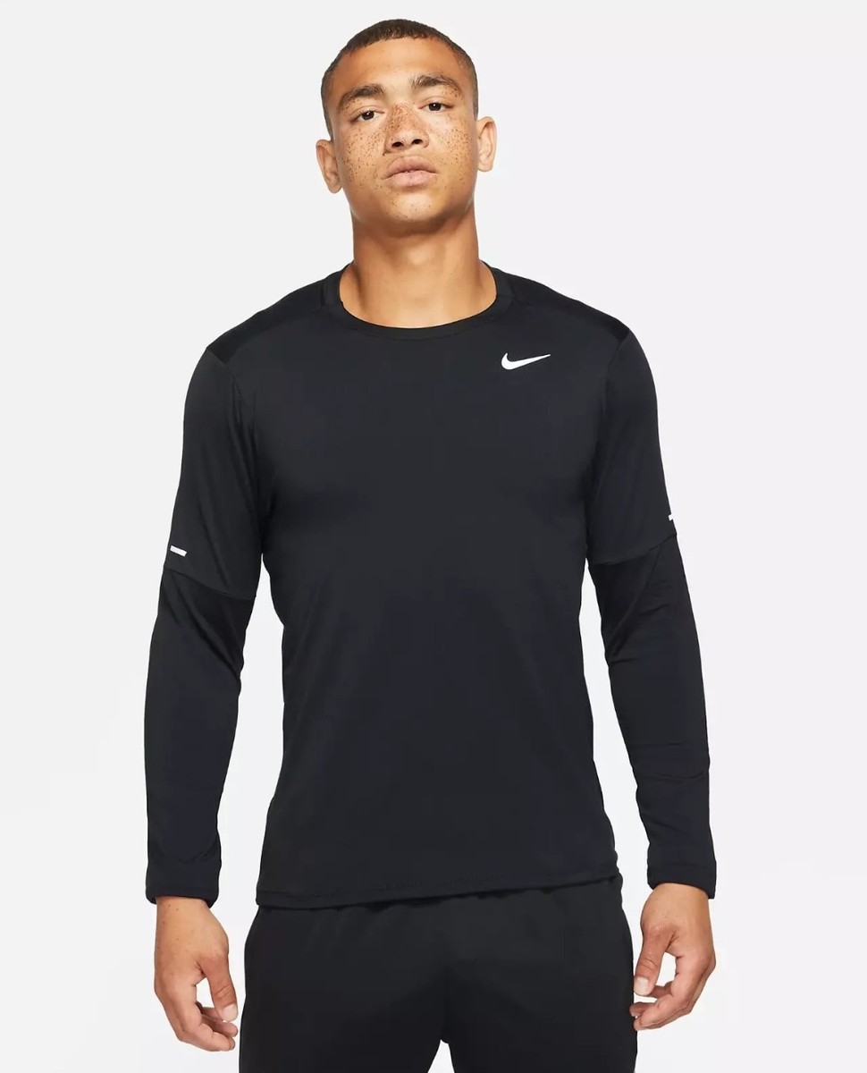Nike Men's Element Dri-FIT Running Long Sleeve Crewneck Top UPF 40