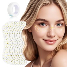 Glitter Freckles Face Tattoo, Temporary Sparkle Freckles, Waterproof Sweatp...