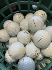 40 X White Callaway  Chrome Soft A Grades