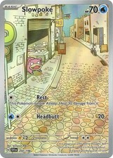 Slowpoke - 204/198 - Pokemon Scarlet Violet Base Illustration Rare NM on eBay