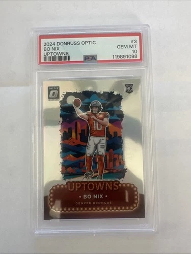 2024 Panini Donruss Optic - Uptowns Bo Nix #3 (RC)