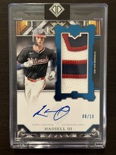 ROBERT HASSELL III 2025 TOPPS TRANSCENDENT ROOKIE SHOWCASE RPA GAME-WORN 8/10