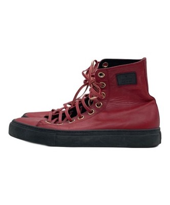 GUCCI / ハイカットスニーカー/39.5/RED/レザー/111 6096 Gucci Leather High top Sneaker 111 6096 Red Woman's 39.5 | eBay