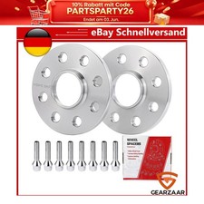 Spurverbreiterung Kompatibel mit VW Golf 2x 10mm 4x100 +10x Radschrauben Alu