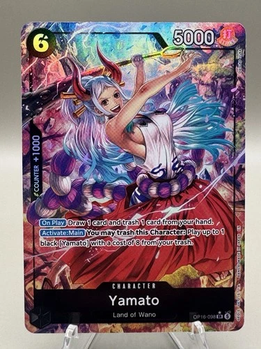 Yamato (098) (Alternate Art) OP16-098 The Time of Battle Foil