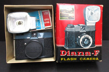 Diana-F flash camera kit with box VINTAGE MADE IN HONG KONG