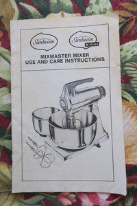 Sunbeam Vista Mixmaster | eBay
