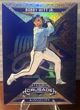 2025 Panini Crusade Bobby Witt Jr. #84 BLUE PRIZM Royals SP Color Match 🔥