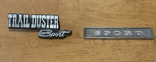 Oem Plymouth Trail Duster Sport Emblem Badges 4034136