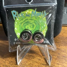 Rick And Morty 0G 8MM Ear Spacers