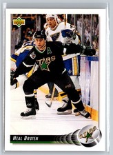 1992-93 Upper Deck #206 Neal Broten Minnesota North Stars