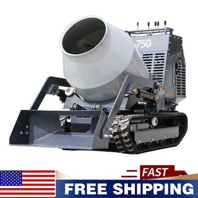 #ad #ad 13.5HP Driven Crawler Type Mini Concrete Mixer Truck with Bamp;S Gasoline Engine $4999.00