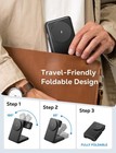 Magnetic Foldable Wireless Charger for Samsung, 3 in 1 Mag-Safe Fast Charging — photo 6
