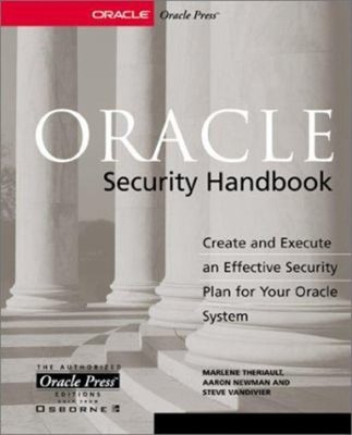 Oracle Security Handbook Paperback Aaron, Theriault, Marlene Newm