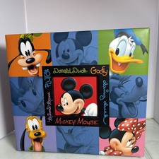 Disney Mickey Mouse  Friends Goofy Pluto Minnie 12x12 Scrapbook Memory Album