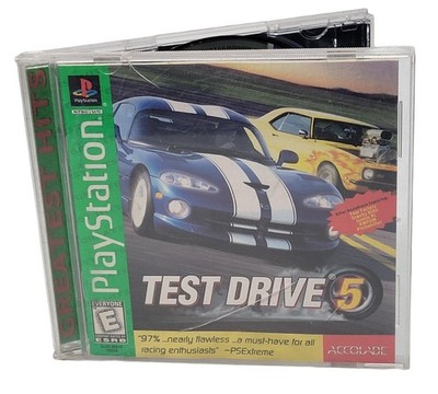 Test Drive 5 Accolade Sony PlayStation 1 Greatest Hits Game Complete CIB