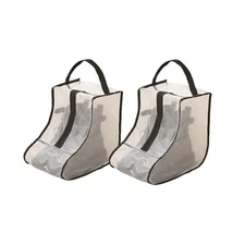 2 Pack Portable Boots Storage Short Boots Protector Bag for Travel Under Bed