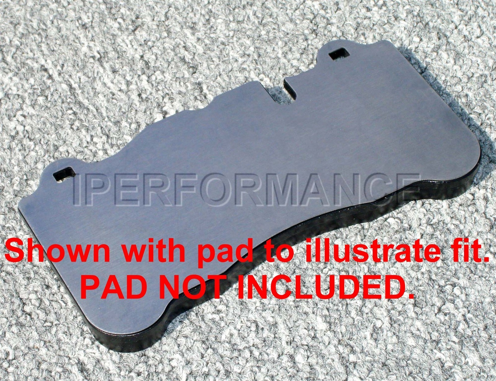 Titanium Brake Pad Shim Heat Shield Set for Mercedes SLR McLaren 05-09; Cer Fr