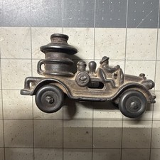Vintage 1930s A.C. Willians Kenton Cast Iron Fire Truck Pumper Toy Car 3-1/2"