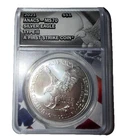 2021 $1 AMERICAN SILVER DOLLAR ANACS MS70 (1 OZ SILVER) GRADED SLAB  🦅🇺🇸