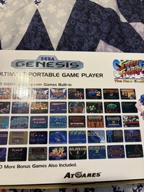 SEGA Genesis Ultimate Portable Game Playr AtGames Mega Man Capcom Street Fighter