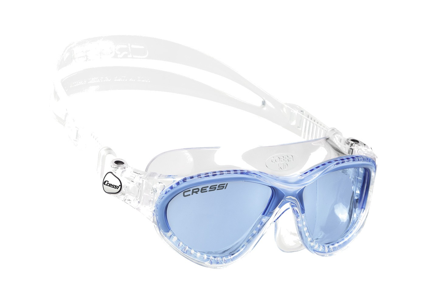 CRESSI Gafas de natación COBRA KID - GAFAS monovolumen adaptable para niños
