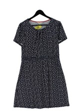 Boden A-Line Midi Dress UK14 in Blue