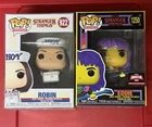 Stranger Things Funko Pops. Eddie 1250 Targetcon, And Robin 922