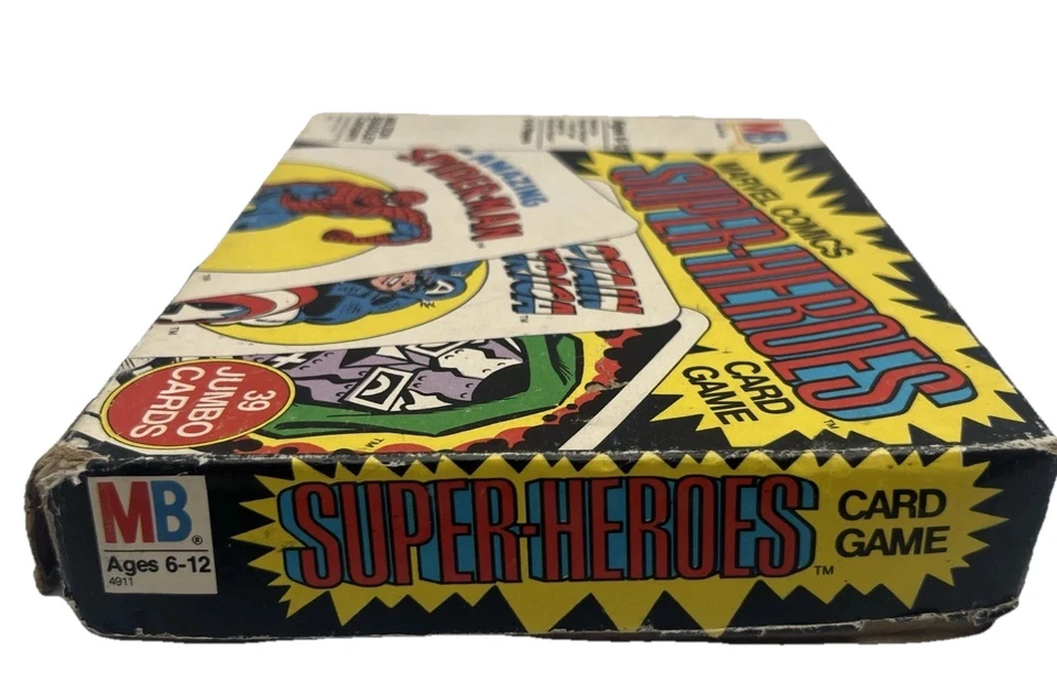 Vintage 1978 Marvel Super-Heroes Card Game Complete With Instructions VTG - Image 3 of 4
