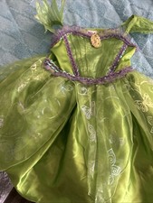 Disney Store Tinkerbell Dress Costume Size 5/6 Girls Kids Youth
