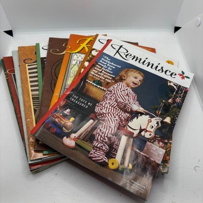 Lot of 13 Reminisce Magazines Vintage Nostalgia Americana 2002-2016 Mixed Issues