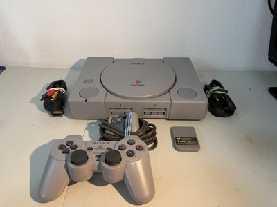 Sony PlayStation 1 Console SCPH-7001 - PS1 Complete BUNDLE - TESTED AND WORKING