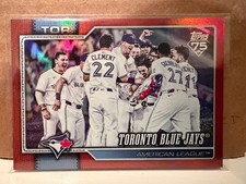 2026 Topps Series 1 - Blue Jays Team Card #113 Red Foil 3/5 🔥 Ultra Rare SSP