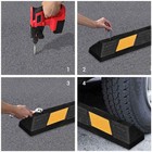 36" Rubber Curb Parking Block Car RV Trailer Wheel Stopper Stop Aid 2 Packs — photo 6