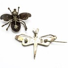 Signed Southwest Sterling Animal Hand Stamped Brooch & Pins Lot of 8 #S5623-5 — photo 5