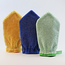 Jemako Reinigungshandschuh 3er Set grün blau gelb für verschiedene Oberflächen