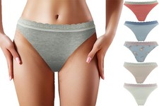 Pack of 5 Ladies THONG, SIZE M