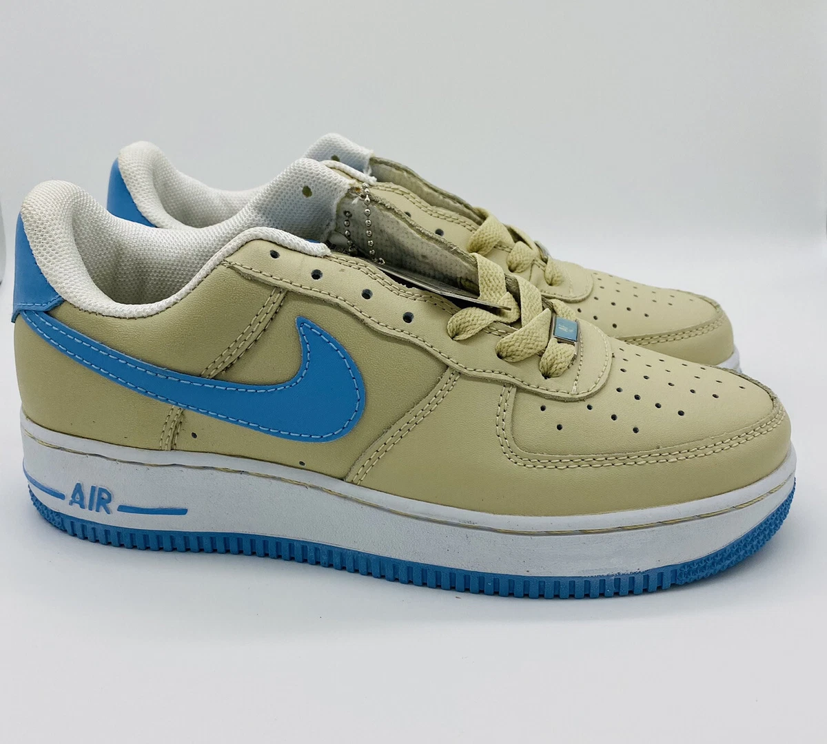 Blue leather cheap nike shoes