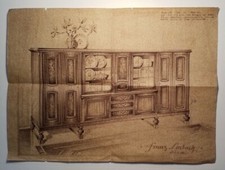 Franz Lenbach - Druck ? Schrank Möbel