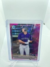 2022 Bowman Chrome Robby Martin Jr. 1st Fuchsia Chrome Refractor /199 RC Rockies