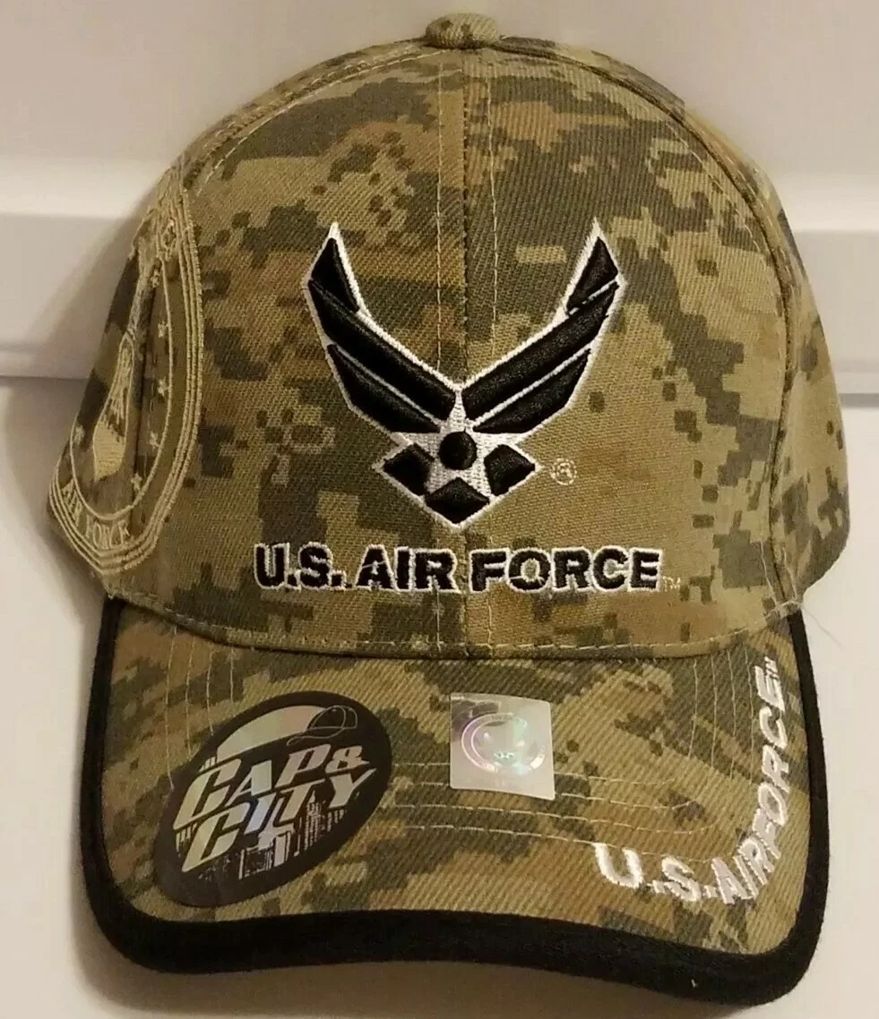 NEW United States Air Force Military Camo Baseball Cap Hat Adjustable