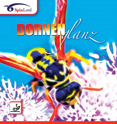 Spinlord Dornenglanz lange Noppen Tischtennis Belag (schwarz, rot, blau)